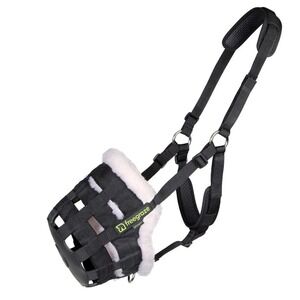 Shires FreeGraze Deluxe Comfort Grazing Muzzle - Black Size Xfull
